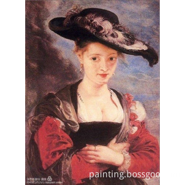 Impressive Lady Oil Painting